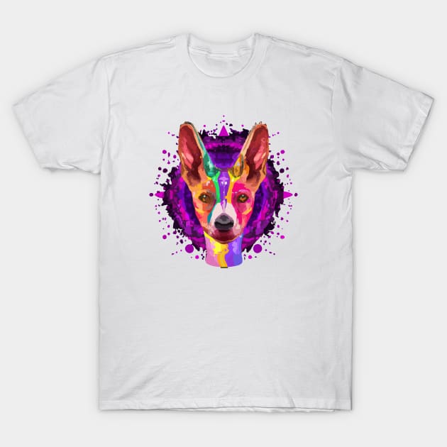 Basenji Dog Design T-Shirt by Furrban